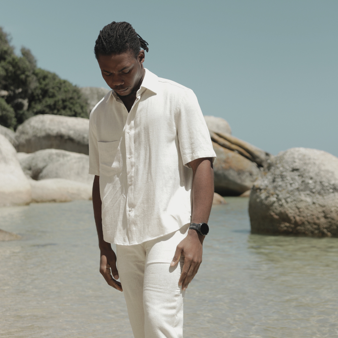 The Foundation Linen Set — Oat