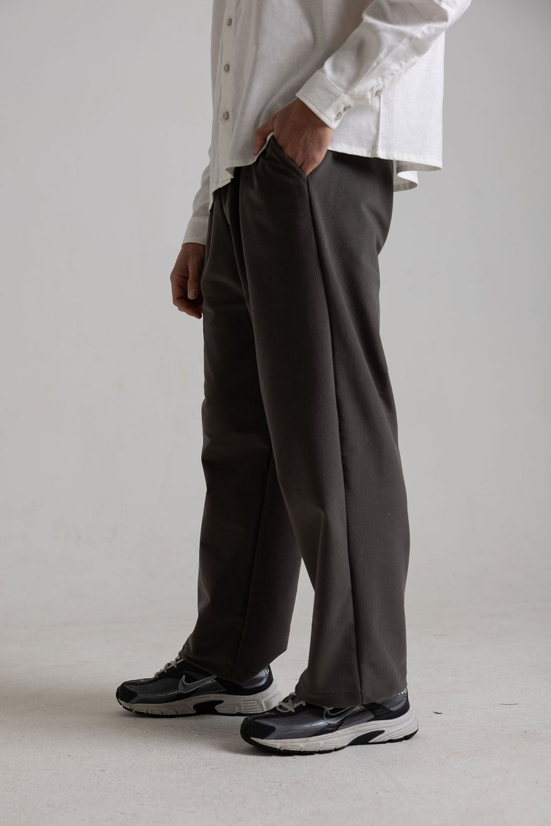 Grey Corduroy Pants