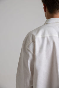 White Linen Shirt - Long Sleeve