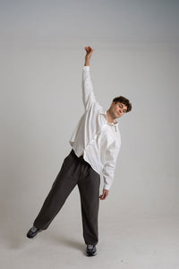 White Linen Shirt - Long Sleeve