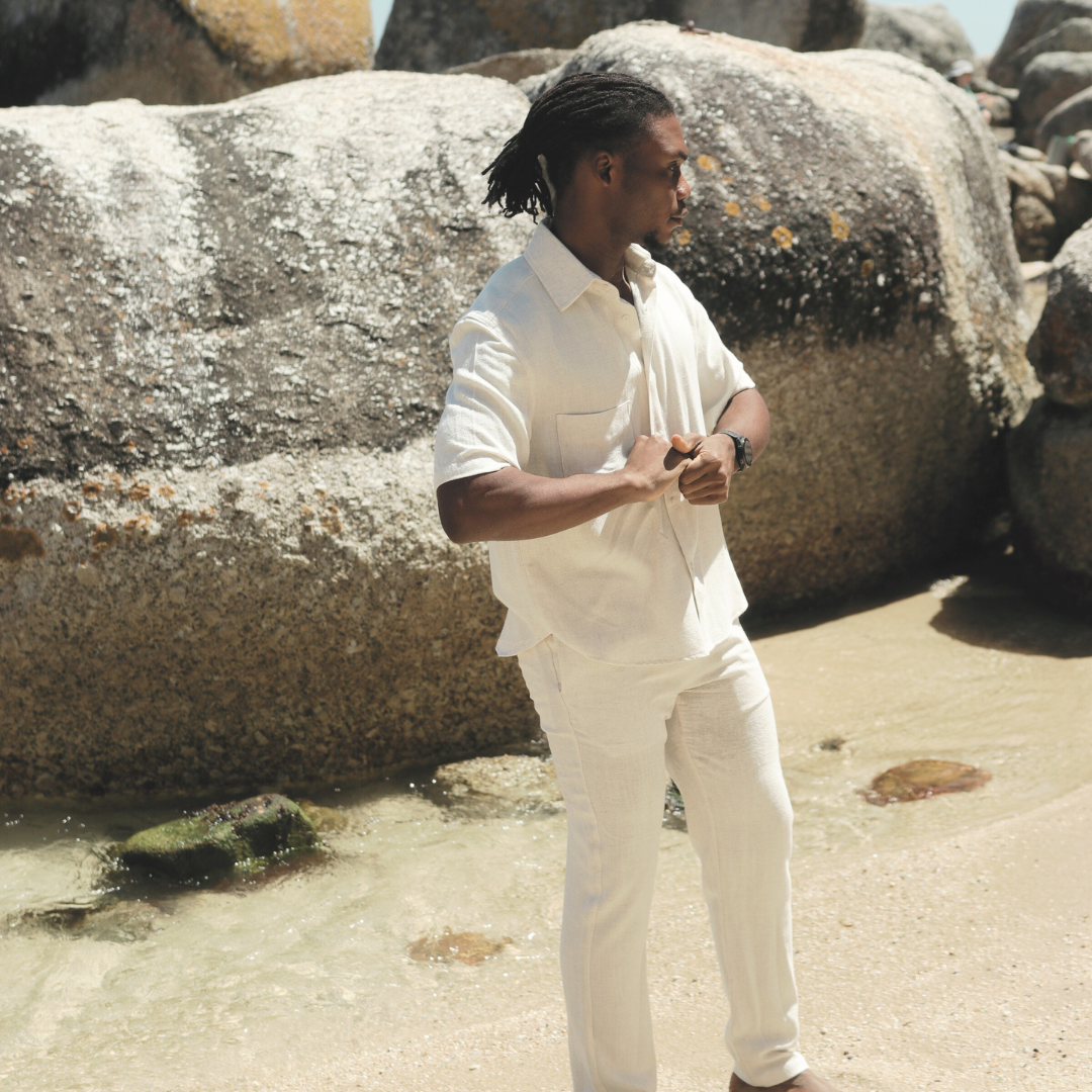 The Foundation Linen Set — Oat