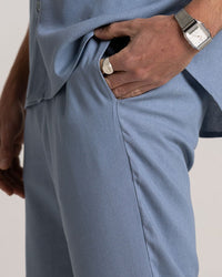 Blue Linen Pants