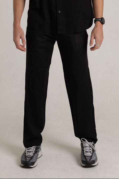 Black Linen Pants