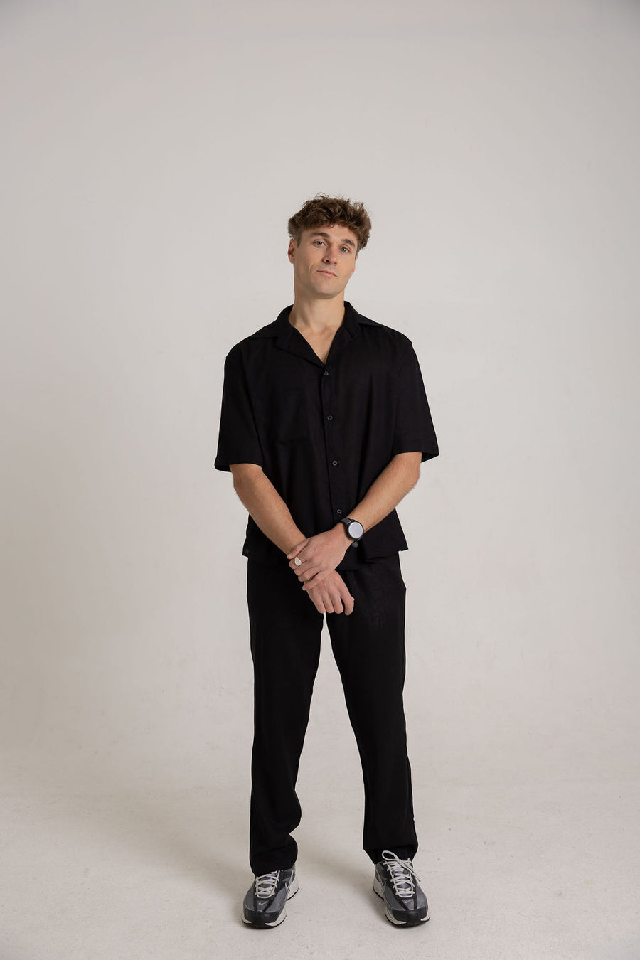 Black Linen Pants